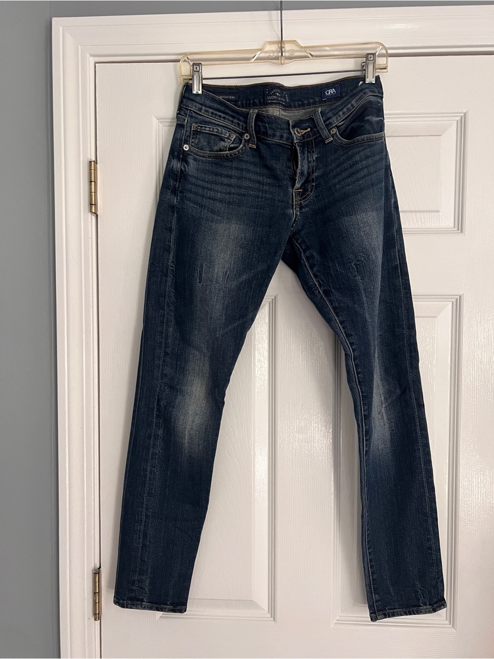 Lucky Brand Women's Skinny Jeans in Dark Indigo Wash